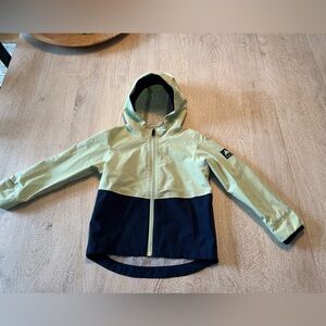 Burton kids Light Green and Navy Two-Tone Hooded Jacket